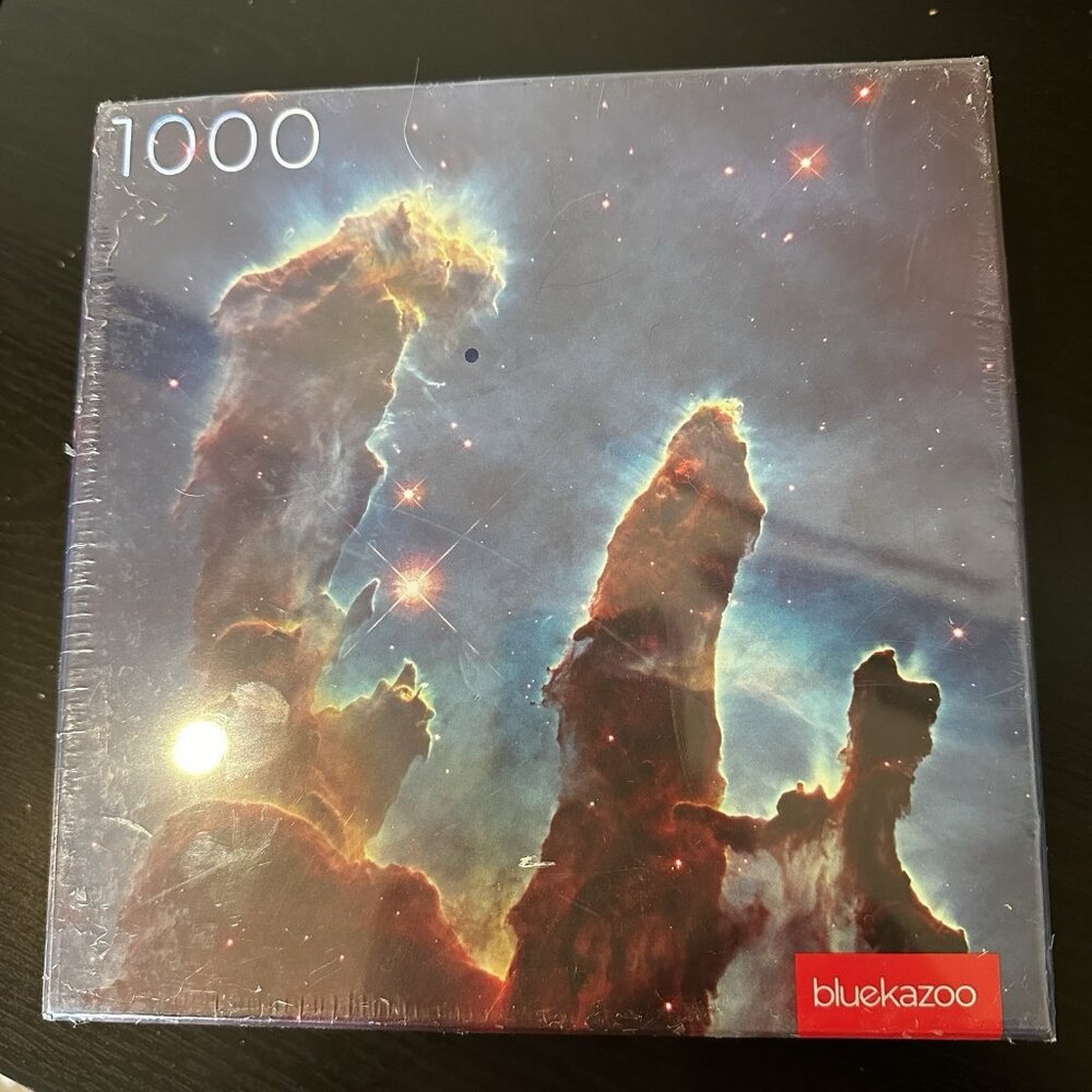 Blue‎ Kazoo 1000 Piece Jigsaw puzzle “Pillars” Of Creation Sealed Outer space
